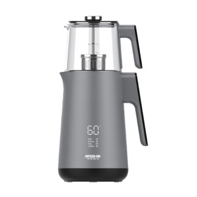 كاتل دابل تركى أرشيا  Tea Maker (Gray) – Arshia – 3612