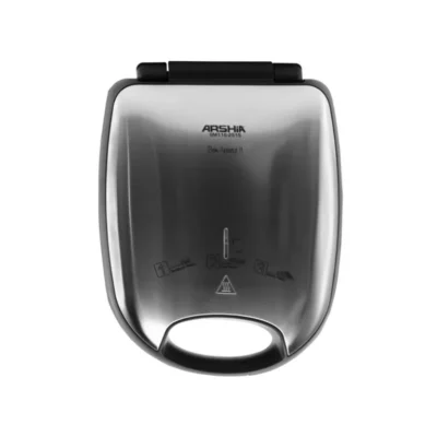 صانعة الساندوتشات متعددة الاستخدامات أرشيا 3 في 1، 1200 وات، 4 شرائح، فضي Sandwich maker